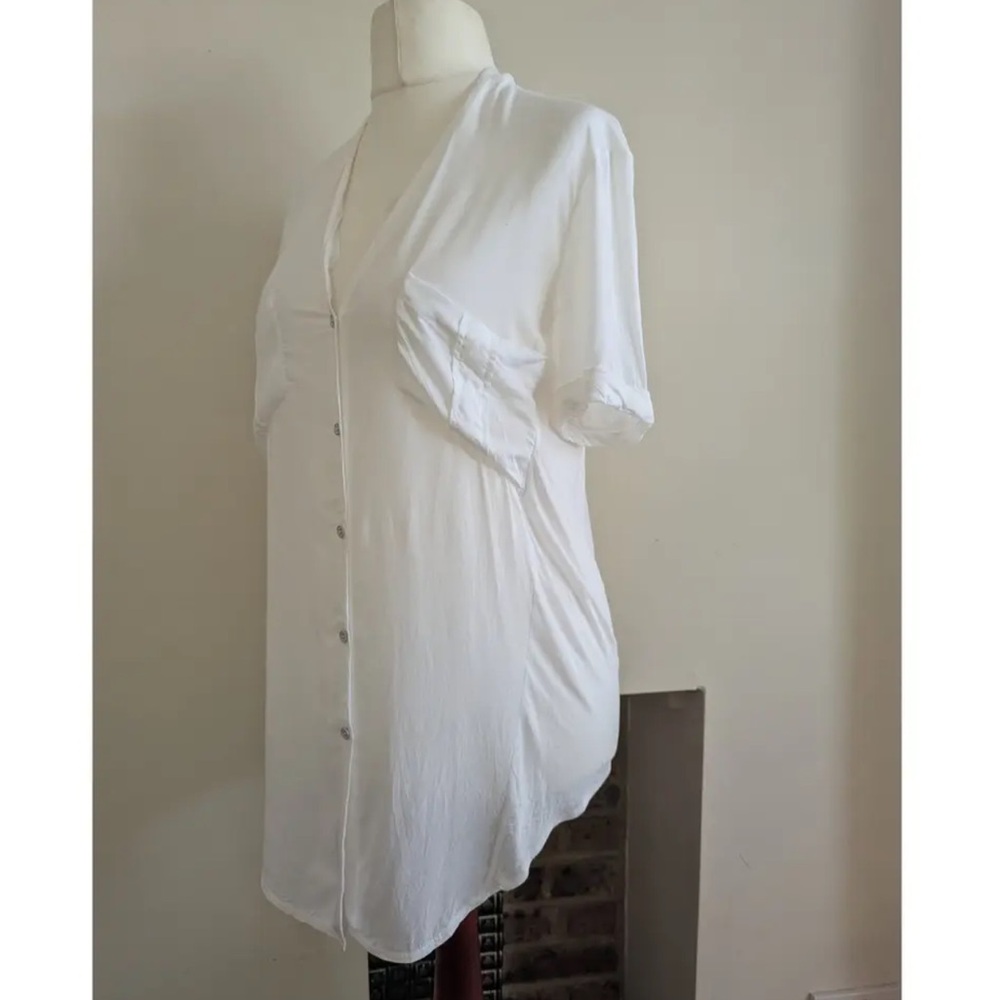 Helmut Lang Button Down Blouse - image 3